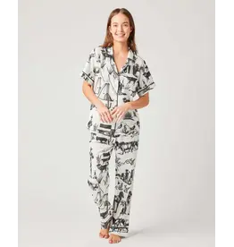 Katie Kime Marfa Toile Pajama Pants Set
