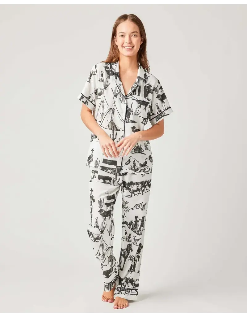Katie Kime Marfa Toile Pajama Pants Set