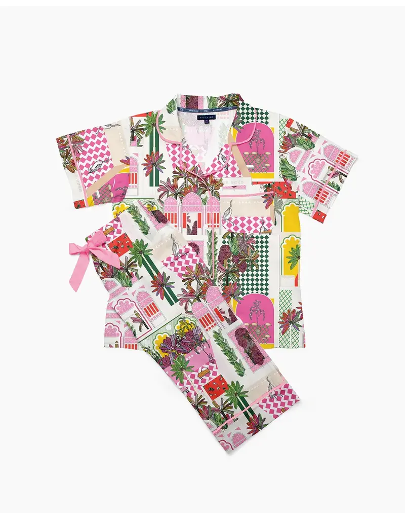 Katie Kime Greco Garden Pajama Pants Set