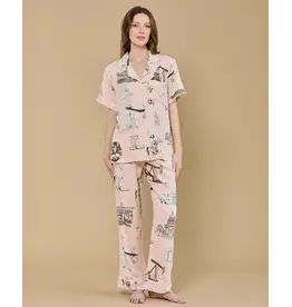 Katie Kime Texas Toile Pajama Pants Set