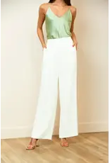 Jessie Liu Pintuck Wide Leg pants