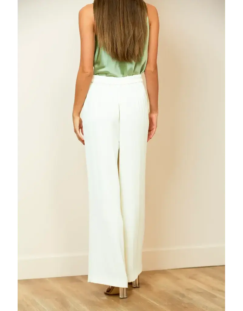 Jessie Liu Pintuck Wide Leg pants