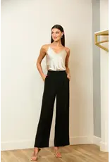 Jessie Liu Pintuck Wide Leg pants