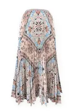 Wild Cosmos Ariana Pleated Maxi Skirt Neutral mix O/S