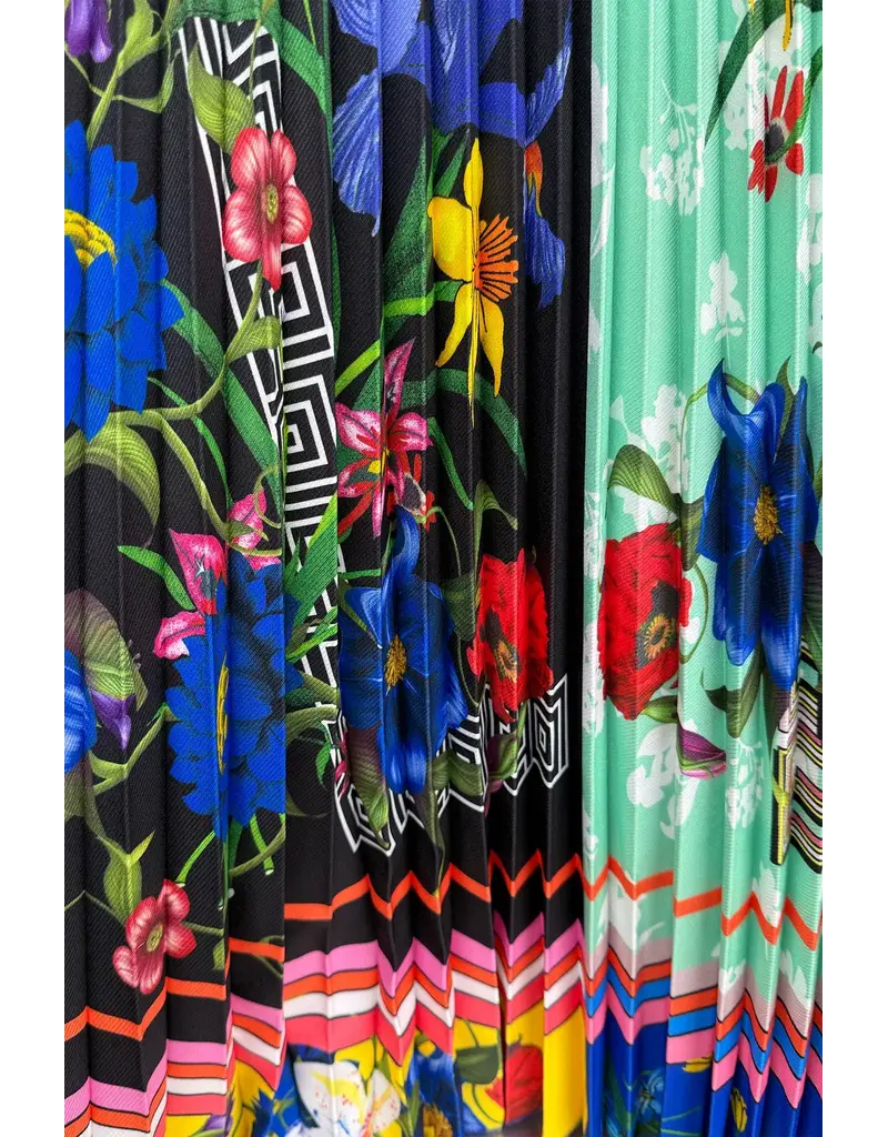 Wild Cosmos Roma Fiori Maxi Skirt Multi O/S