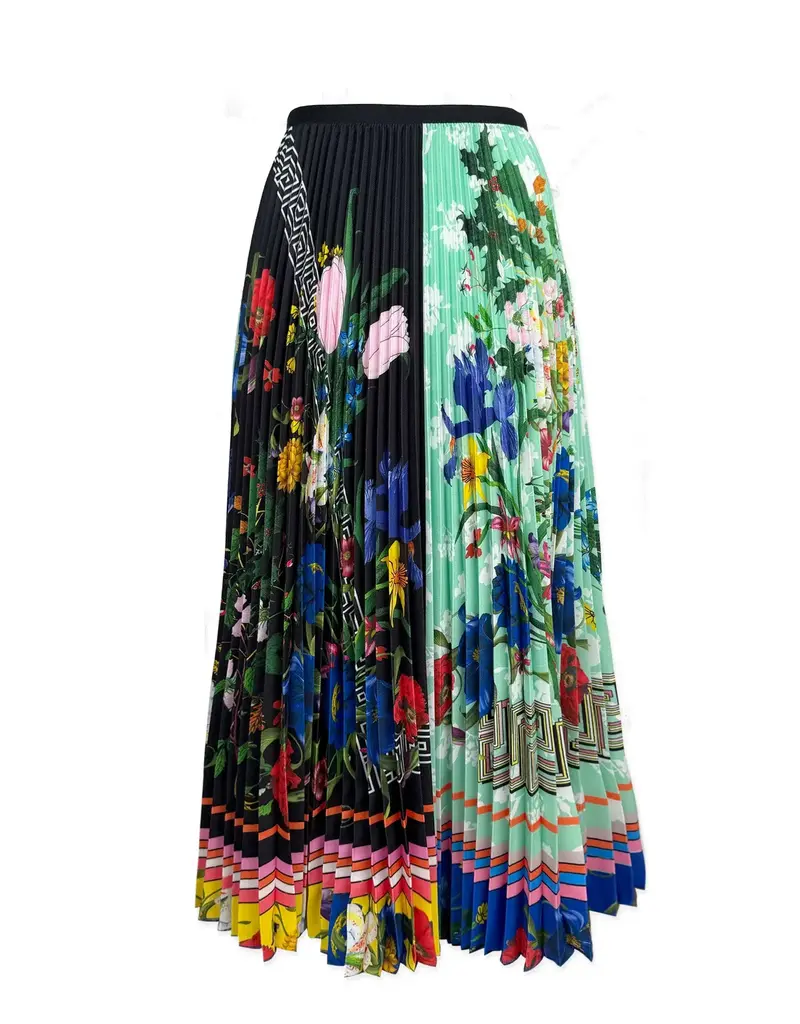 Wild Cosmos Roma Fiori Maxi Skirt Multi O/S