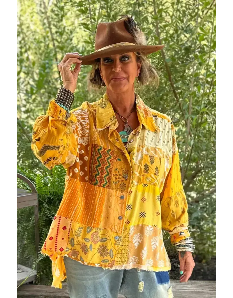 Jaded Gypsy Patchwork Sunrise Top