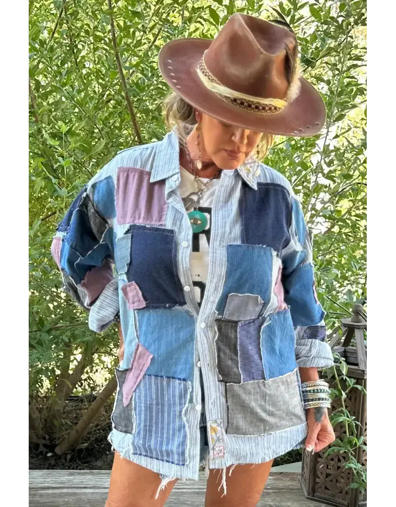 Jaded Gypsy Patched in Dreams top