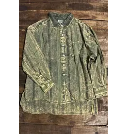 Jaded Gypsy Star Gazing Top Vint moss