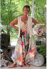 Jaded Gypsy Patchwork Sunrise Jumpsuit