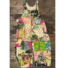 Jaded Gypsy Patchwork Garden Overalls