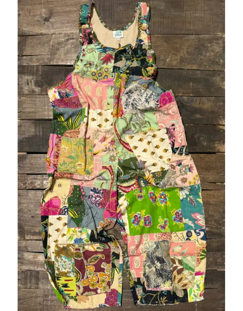 Jaded Gypsy Patchwork Garden Overalls