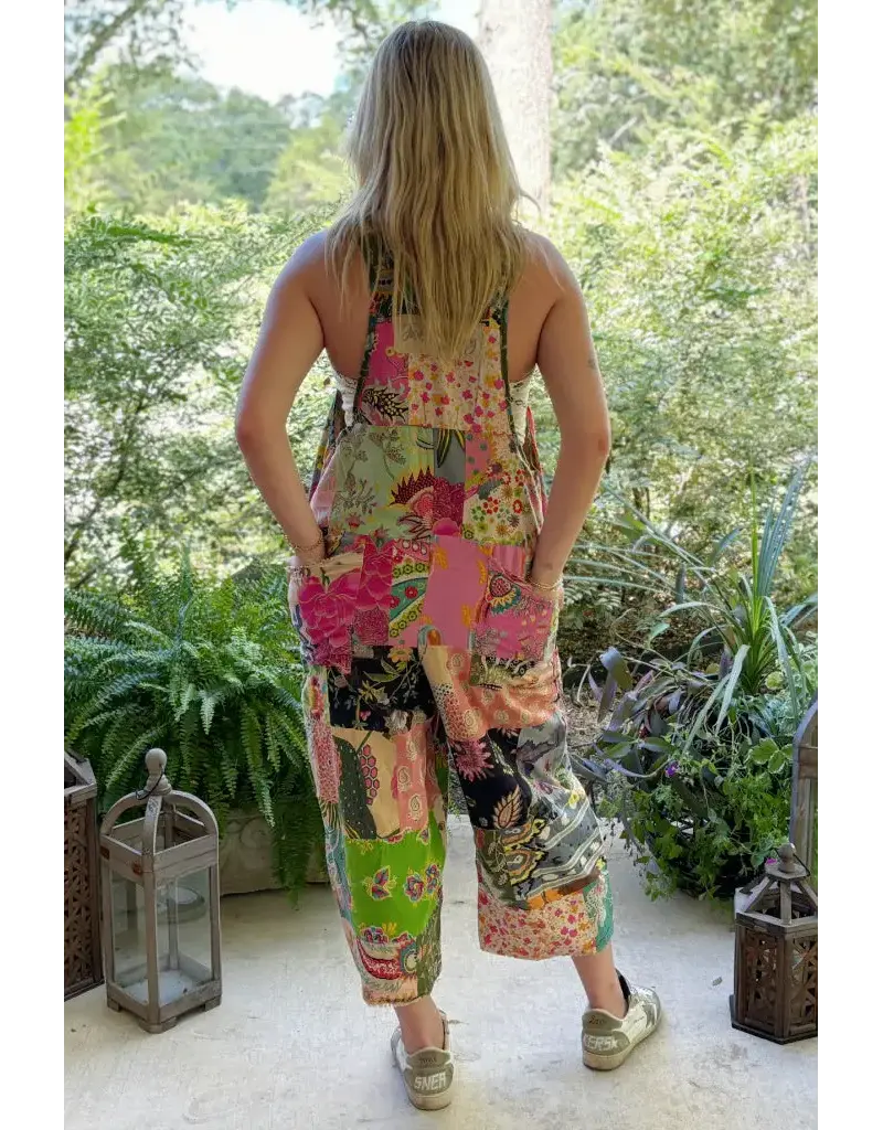 Jaded Gypsy Patchwork Garden Overalls