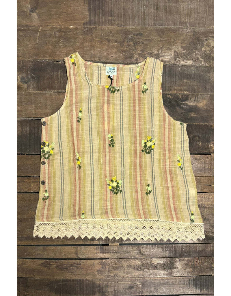 Jaded Gypsy Moon Flower Tank