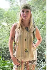 Jaded Gypsy Moon Flower Tank
