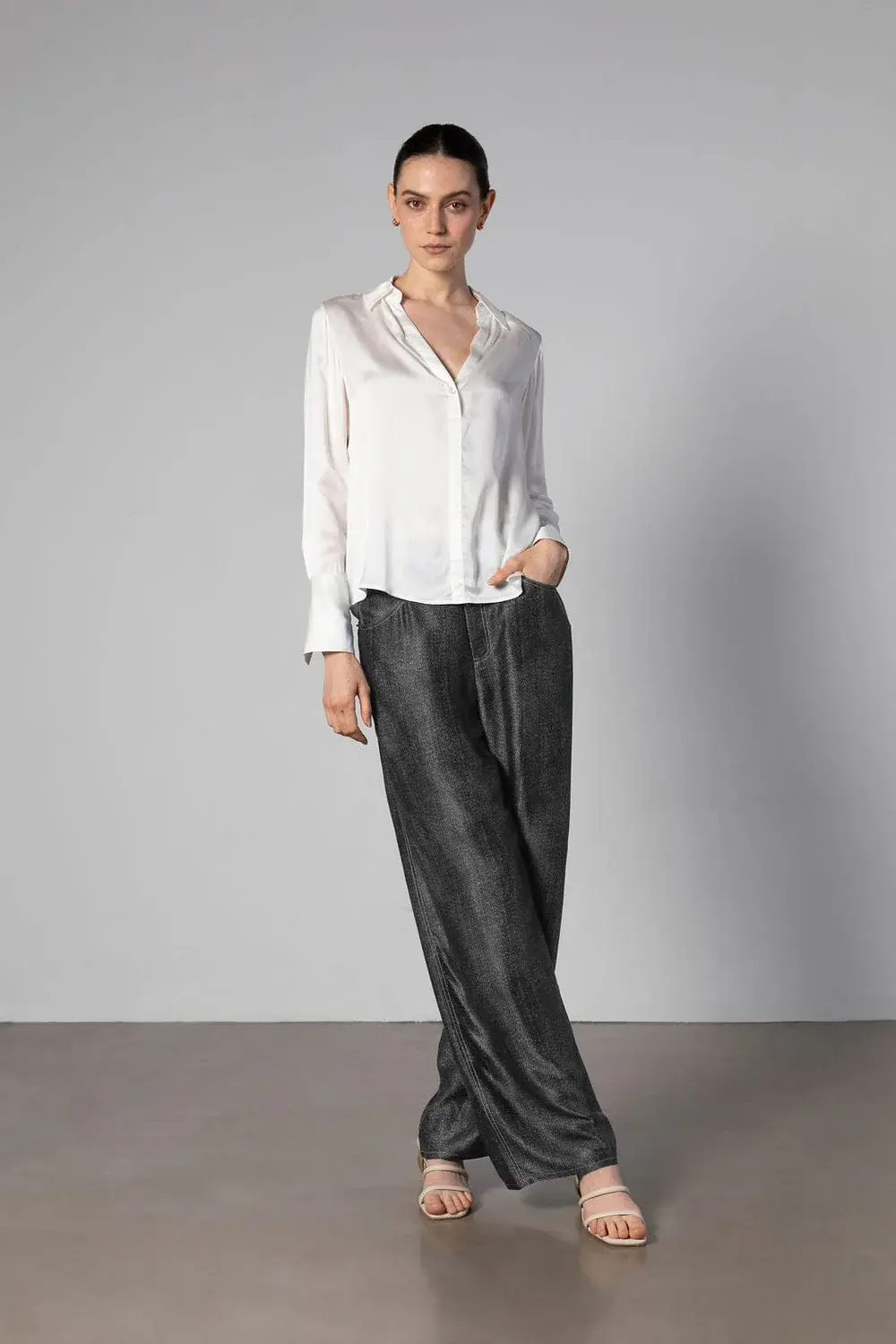 Anaphe Jeans but Silk Black
