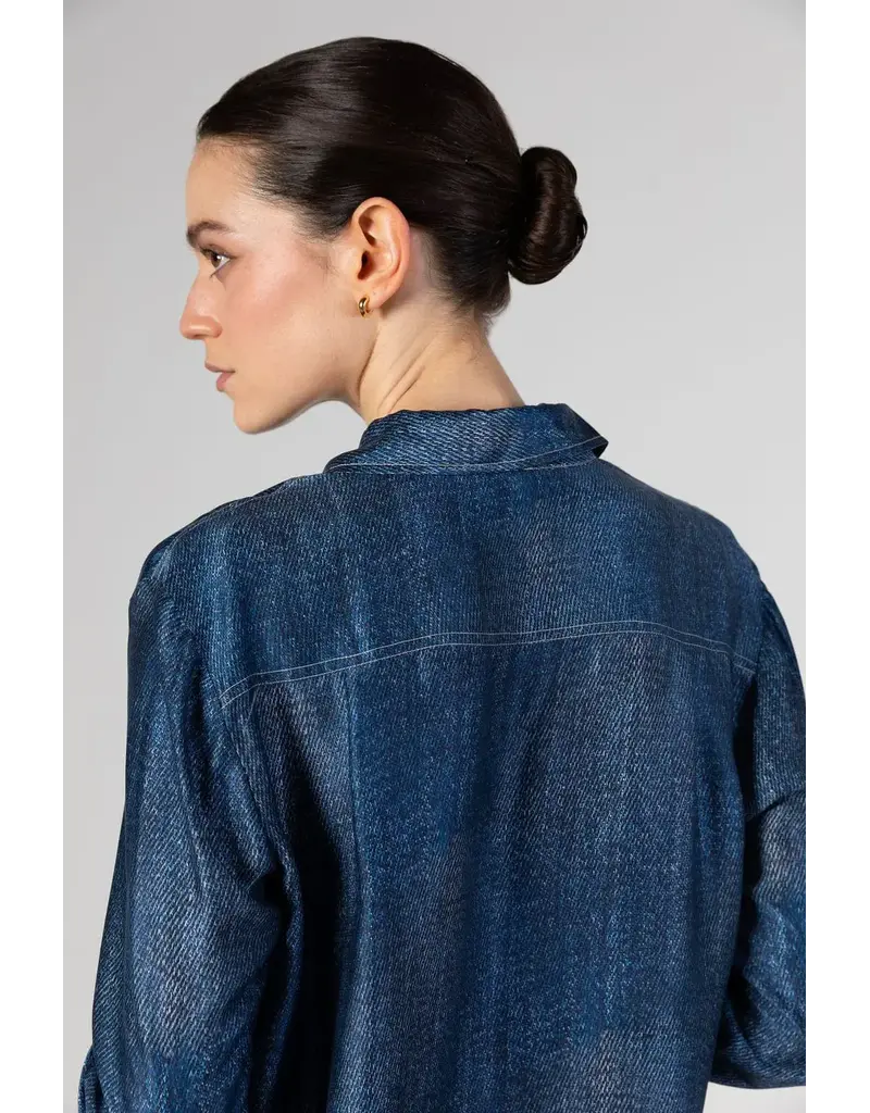 Anaphe Austin Long Sleeve Silk Shirt
