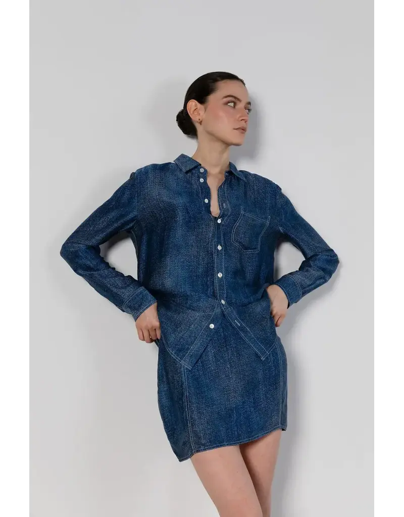 Anaphe Austin Long Sleeve Silk Shirt