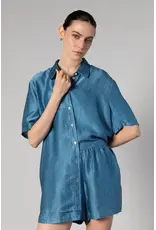 Anaphe Daily Short Sleeve Silk Shirt