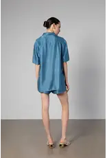 Anaphe Daily Short Sleeve Silk Shirt