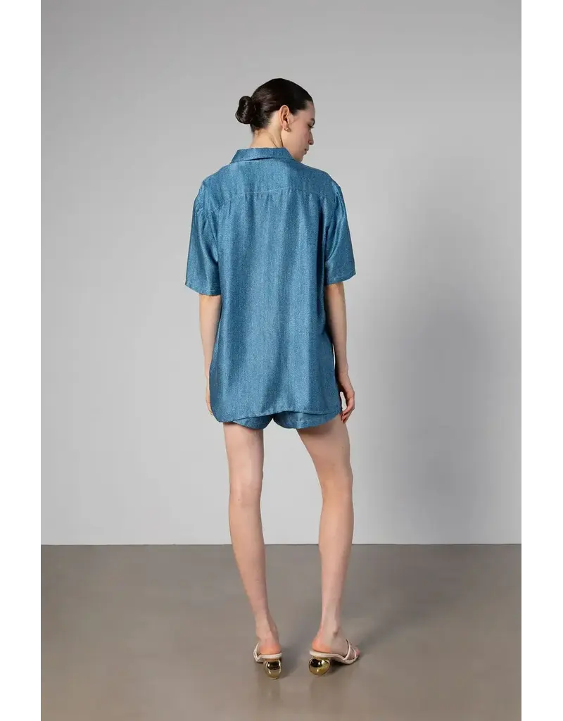 Anaphe Daily Short Sleeve Silk Shirt