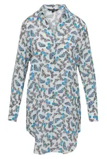 Catherinegee Daria Silk Shirt Dress Mallorca Monarch