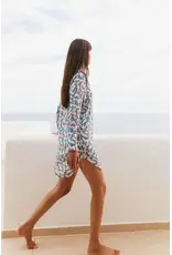 Catherinegee Daria Silk Shirt Dress Mallorca Monarch