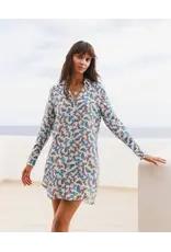 Catherinegee Daria Silk Shirt Dress Mallorca Monarch