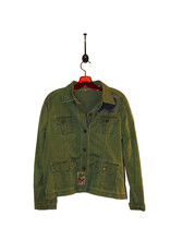 Sue Dreamer SD-153 Handsewn Green Jacket with Longhorn S