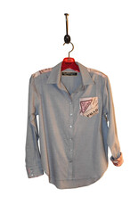 Elevazione Shirt with Designer Scarf Accent