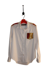Elevazione Shirt with Designer Scarf Accent