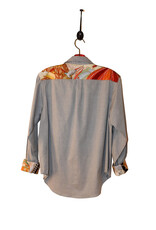Elevazione Shirt with Designer Scarf Accent
