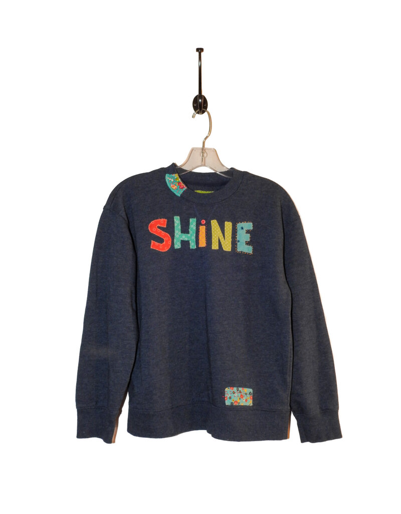 Sue Dreamer SD-182 Handsewn Blue SHINE Sweatshirt-M/L