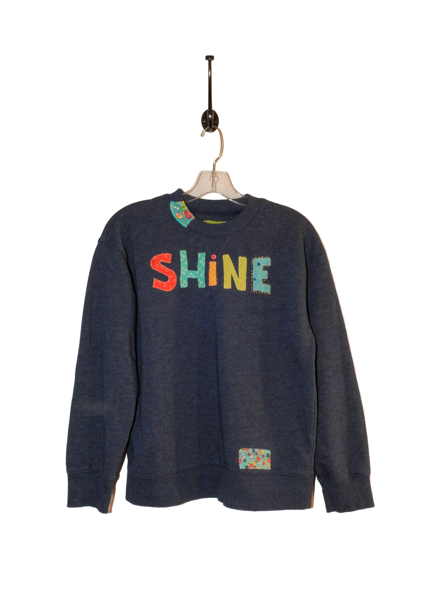 Sue Dreamer SD-182 Handsewn Blue SHINE Sweatshirt-M/L