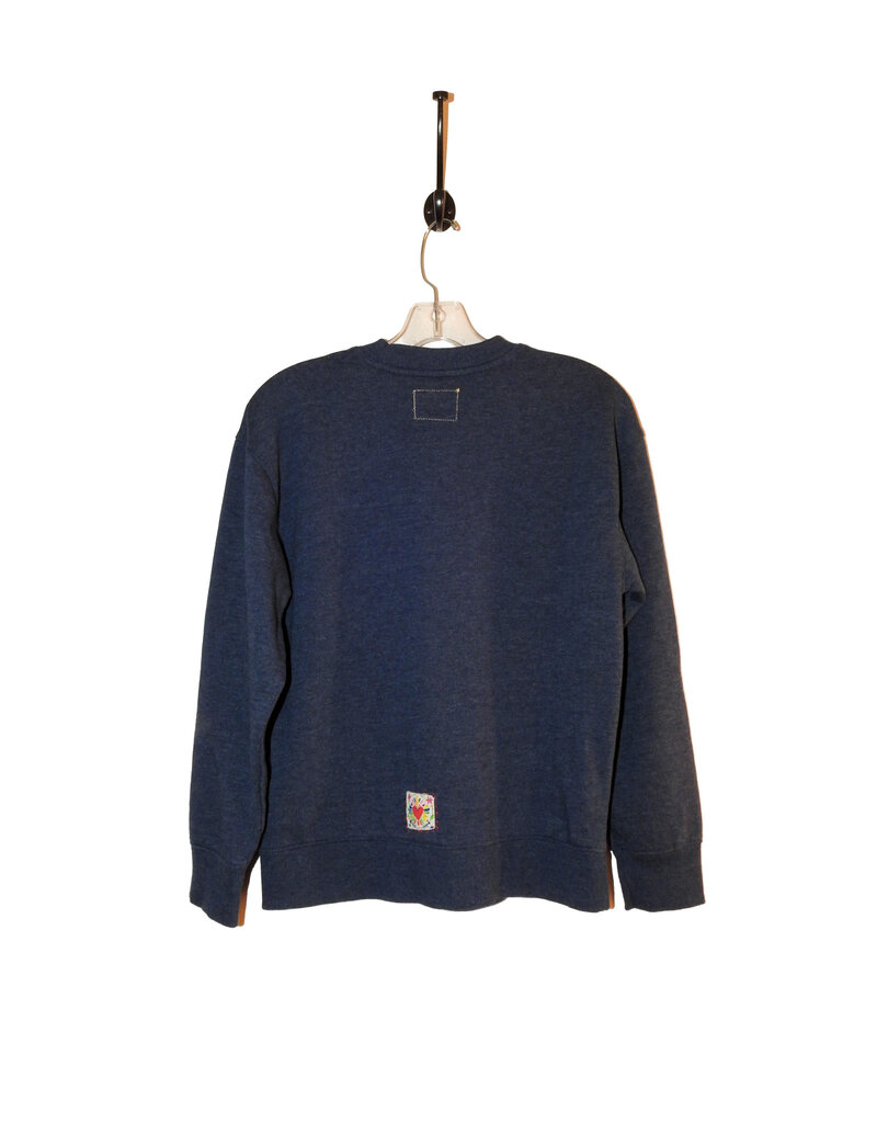 Sue Dreamer SD-182 Handsewn Blue SHINE Sweatshirt-M/L