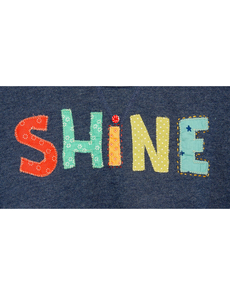 Sue Dreamer SD-182 Handsewn Blue SHINE Sweatshirt-M/L