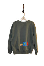 Sue Dreamer SD-181 Handsewn Grn/Blue LOVE Sweatshirt-L