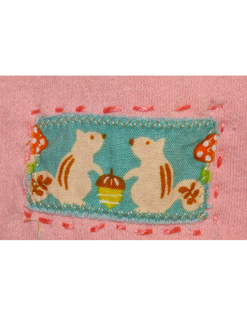Sue Dreamer SD-176 Handsewn Pink Crop Sweatshirt-Bear S/M