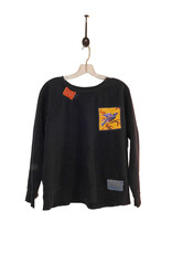 Sue Dreamer SD-180 Handsewn Navy Bird pocket Sweatshirt-L/XL