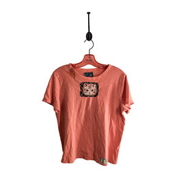 Sue Dreamer SD-171 Handsewn Coral Cat T-shirt S/M