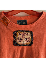 Sue Dreamer SD-171 Handsewn Coral Cat T-shirt S/M
