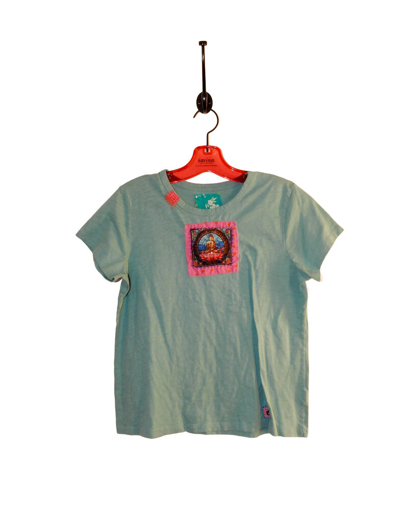 Sue Dreamer SD-161 Handsewn Sky blu/ Buddha T-shirt S/M