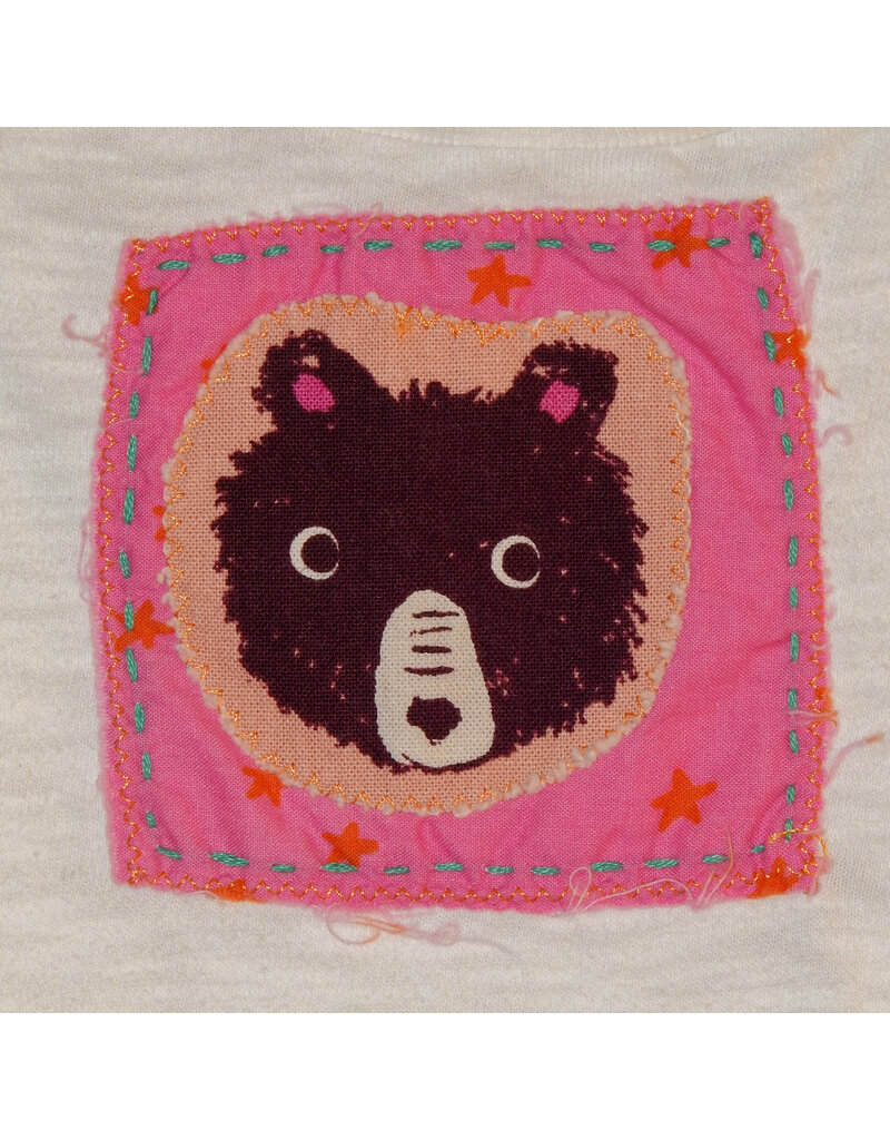 Sue Dreamer SD-162 Handsewn Wht/ Bear T-shirt S/M