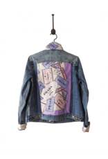 Elevazione Prada Purple Logo Denim jacket M