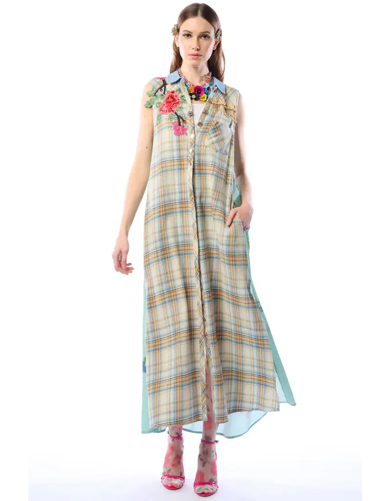 Aratta You Are A Beauty Plaid Duster