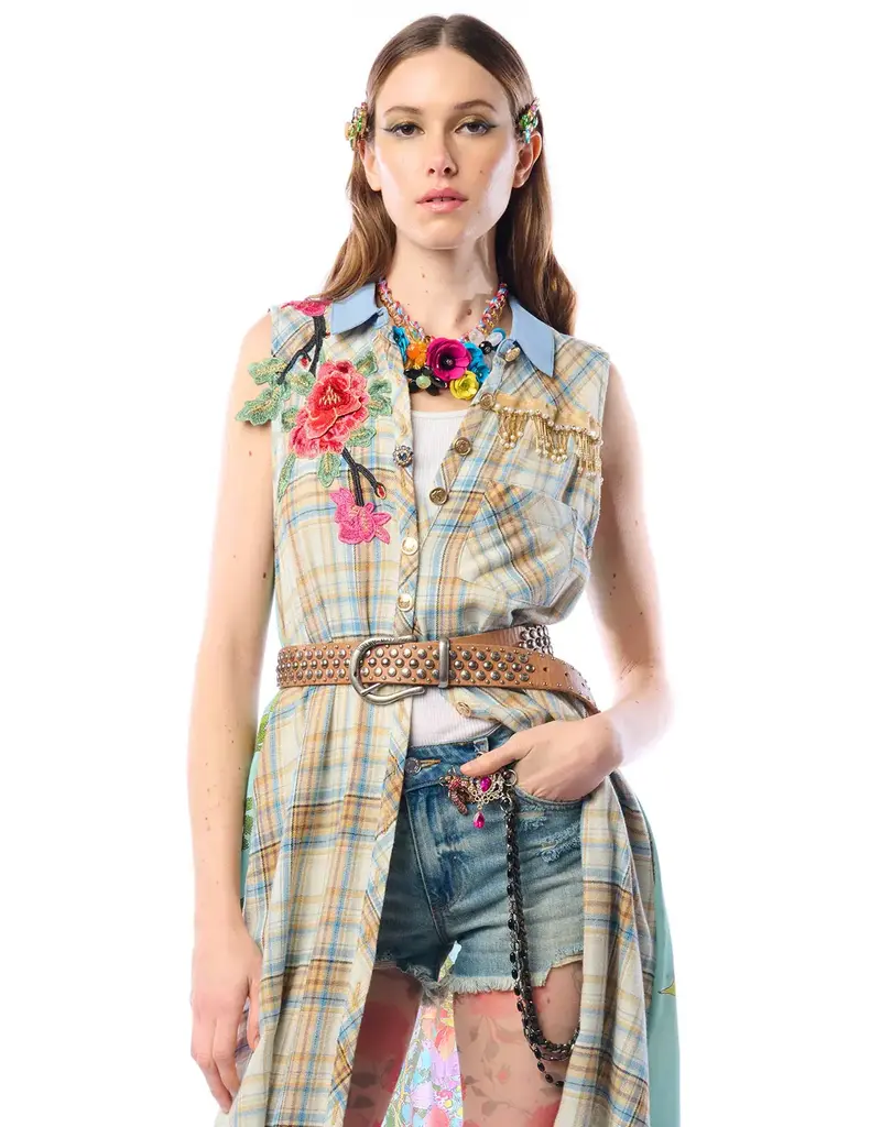 Aratta You Are A Beauty Plaid Duster