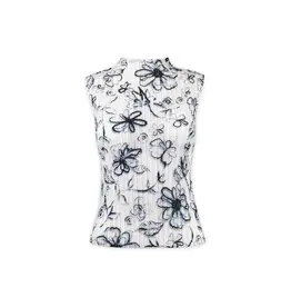 Wild Cosmos Beth Sketch Floral tank O/S