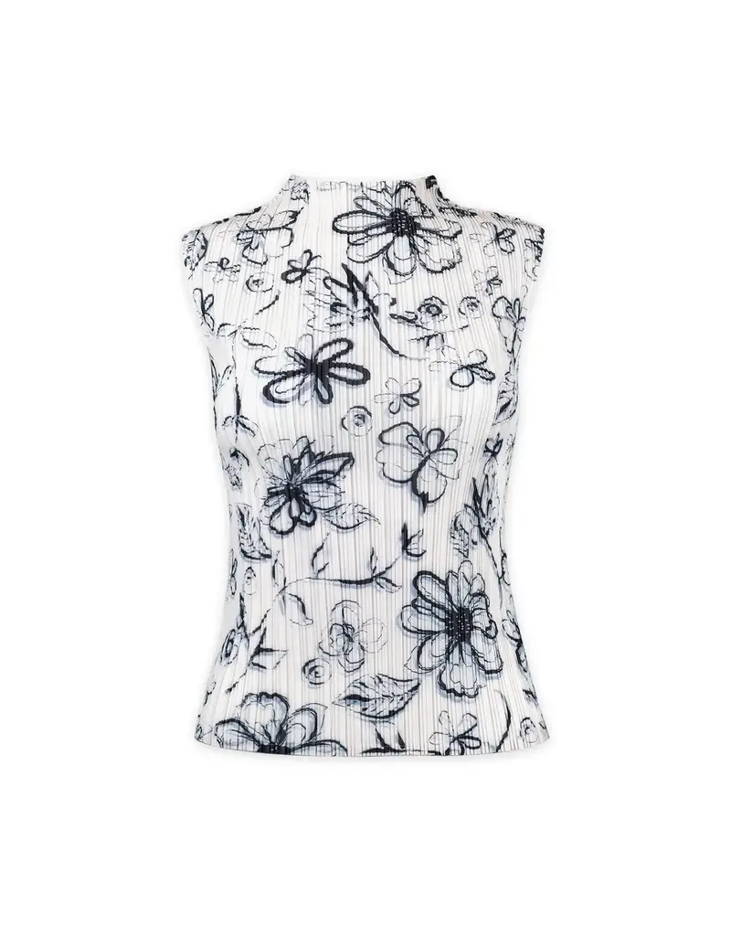 Wild Cosmos Beth Sketch Floral tank O/S