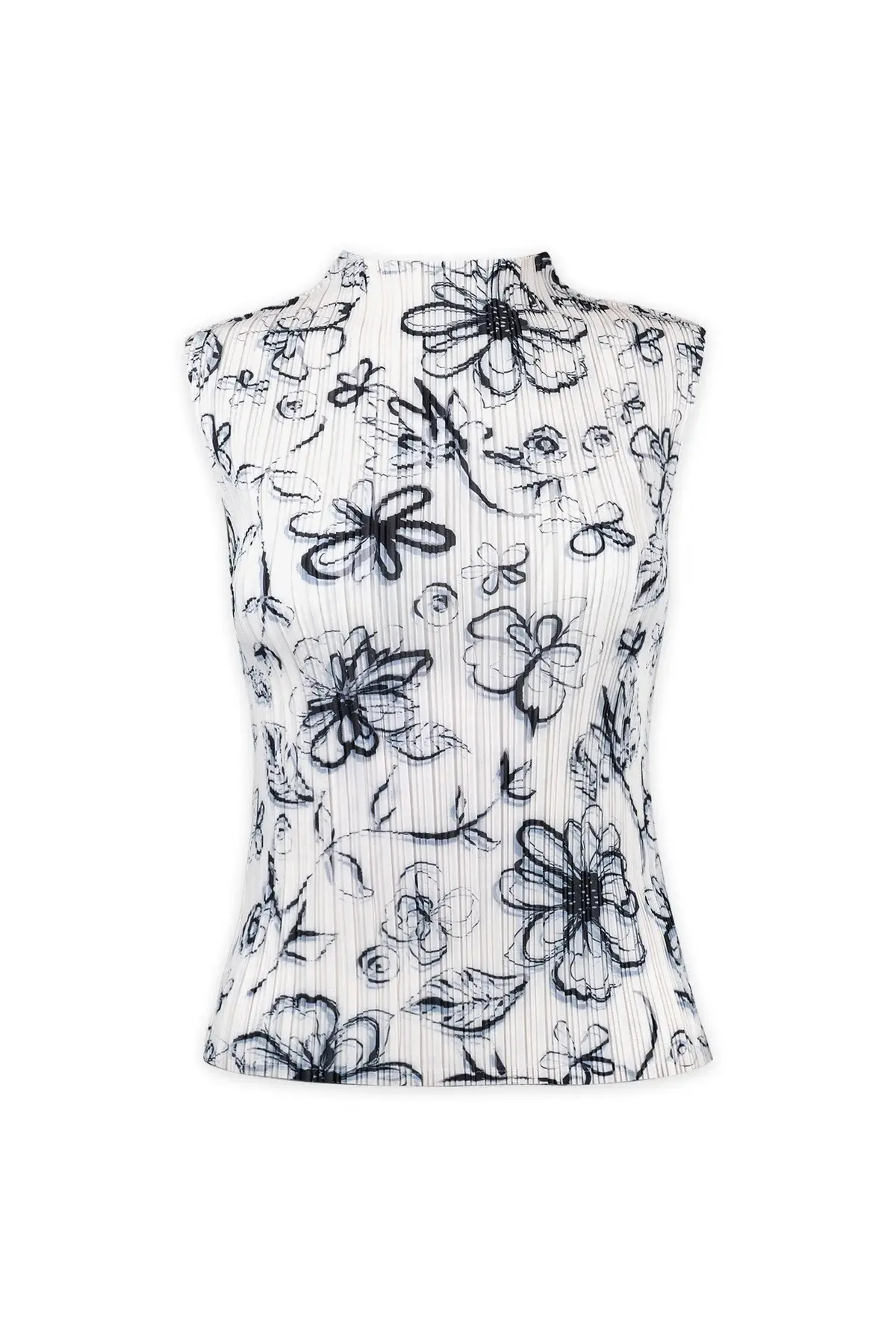Wild Cosmos Beth Sketch Floral tank O/S