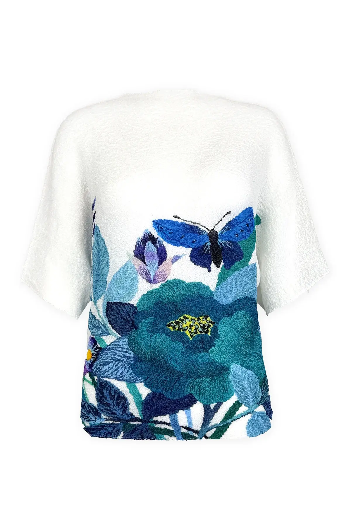 Wild Cosmos Lisa Butterfly Garden top White Mix O/S